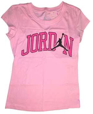 Jordan Girls Pink Foam Graphic T-Shirt